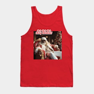 Ho's Ho's Ho's, Merry Christmas! Funny Inappropriate Santa Tank Top